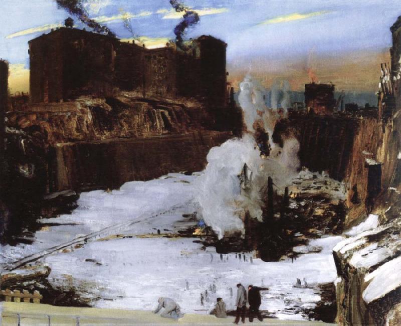 pennsylvania station excavation, George Bellows